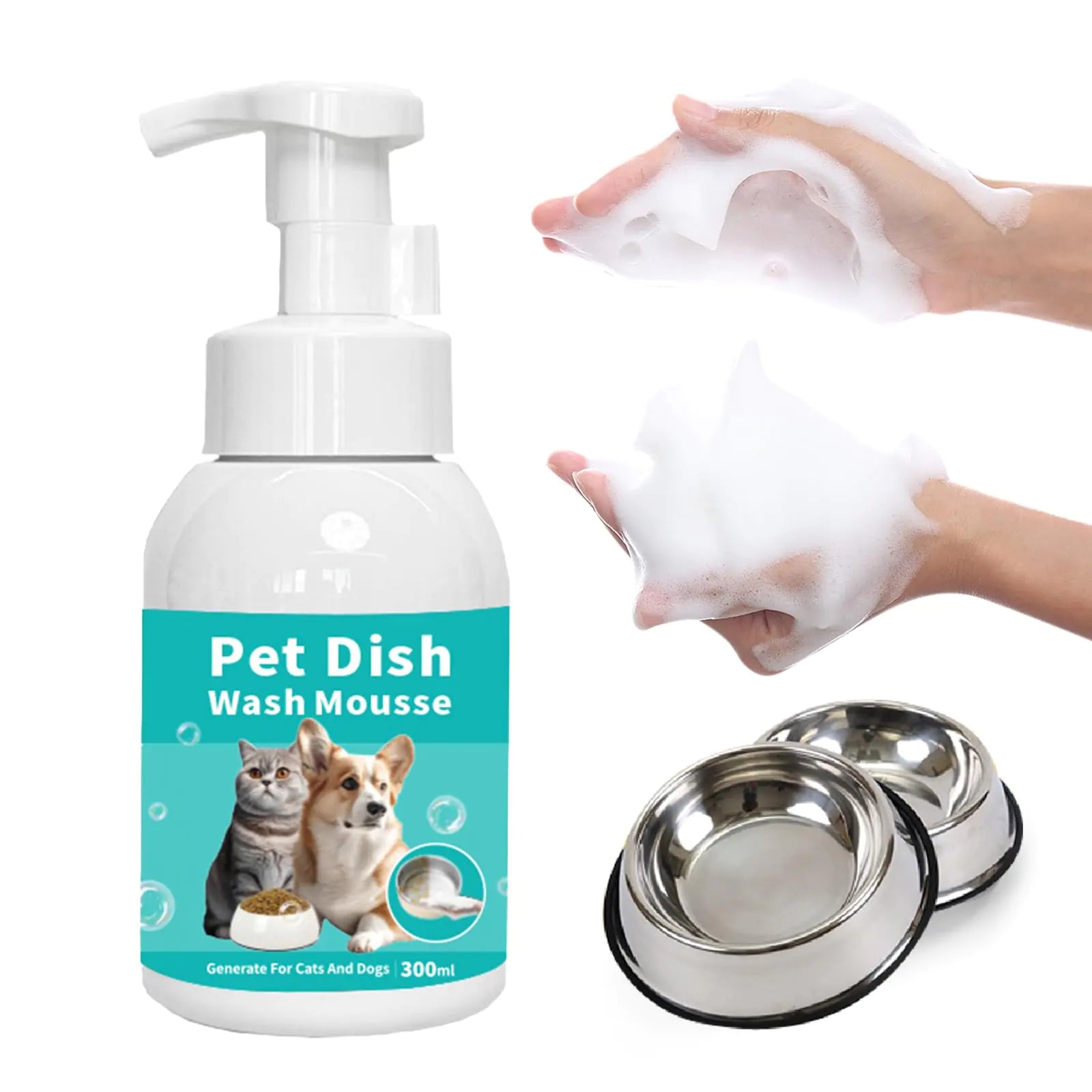 Pet Bowls Cleaner Mousse-Pet Safe IngredientsEssential Techniques for Pet Water and Food Bowl Hygiene-Pet Bowl Wash Mousse